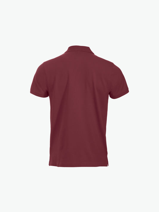 Clique Classic Lincoln S/S Polo - Bordeaux Polo Clique