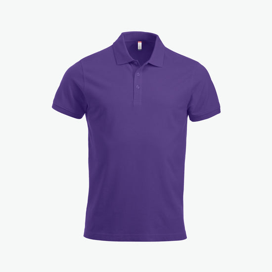 Clique Classic Lincoln S/S Polo - Helder Lila Polo Clique XS