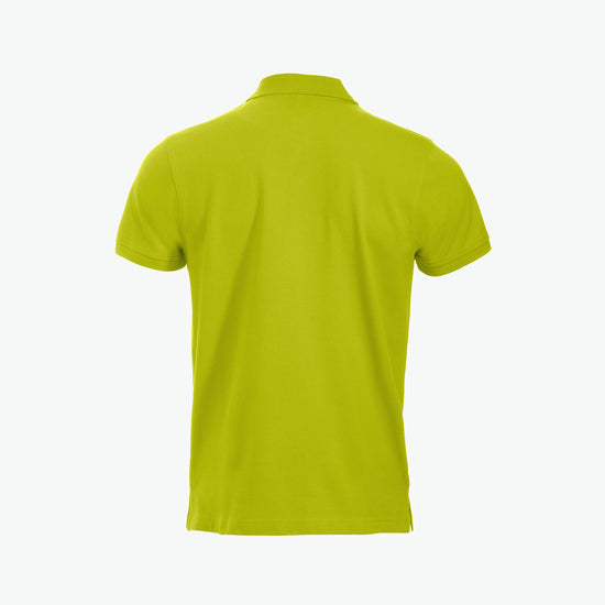 Clique Classic Lincoln S/S Polo - Signaalgroen Polo Clique