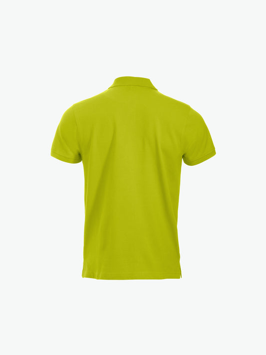 Clique Classic Lincoln S/S Polo - Signaalgroen Polo Clique