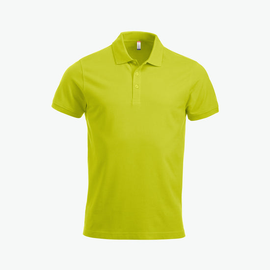 Clique Classic Lincoln S/S Polo - Signaalgroen Polo Clique XS