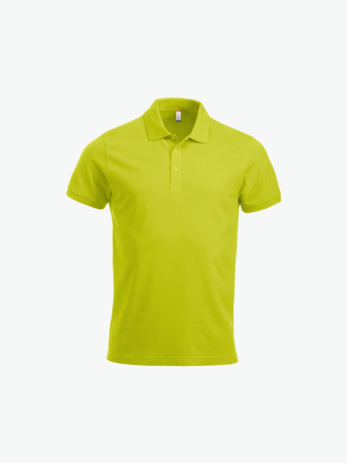 Clique Classic Lincoln S/S Polo - Signaalgroen Polo Clique XS