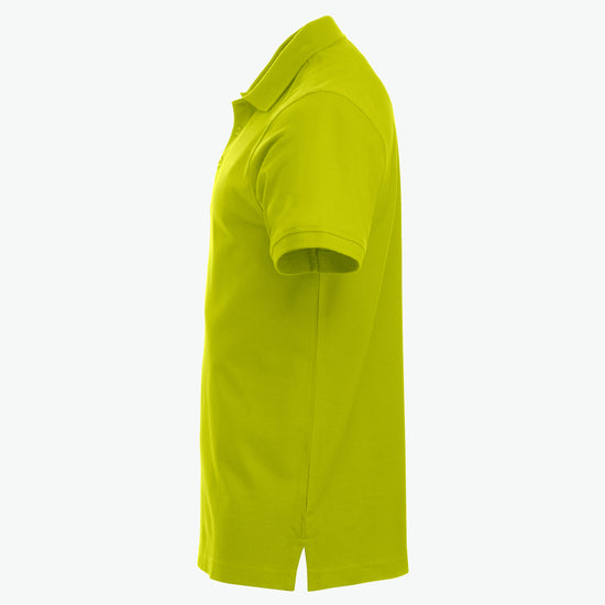Clique Classic Lincoln S/S Polo - Signaalgroen Polo Clique