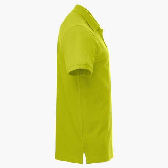 Clique Classic Lincoln S/S Polo - Signaalgroen Polo Clique
