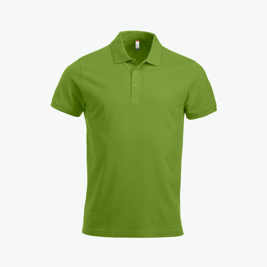 Clique Classic Lincoln S/S Polo - Lichtgroen Polo Clique XS