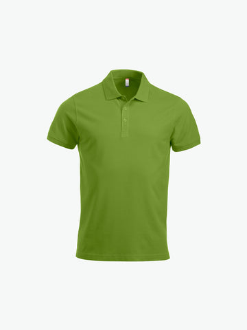 Clique Classic Lincoln S/S Polo - Lichtgroen Polo Clique XS