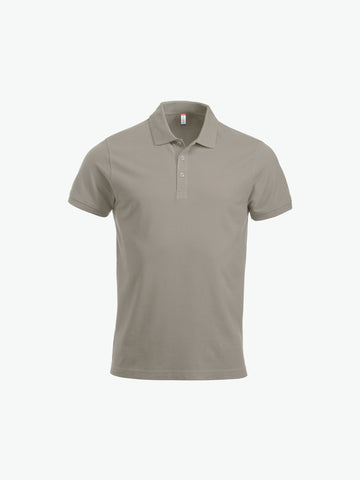Clique Classic Lincoln S/S Polo - Zilvergrijs Polo Clique XS