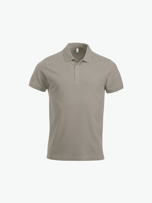 Clique Classic Lincoln S/S Polo - Zilvergrijs Polo Clique XS