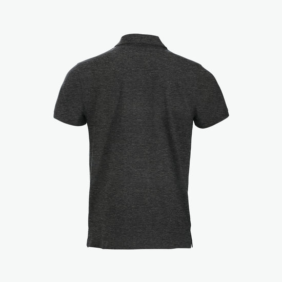 Clique Classic Lincoln S/S Polo - Antraciet Melange Polo Clique