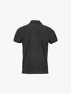 Clique Classic Lincoln S/S Polo - Antraciet Melange Polo Clique