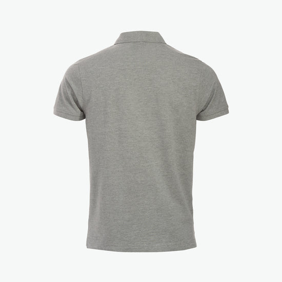 Clique Classic Lincoln S/S Polo - Grijsmelange Polo Clique