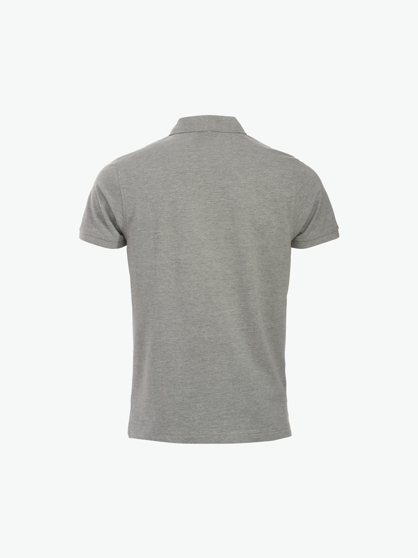Clique Classic Lincoln S/S Polo - Grijsmelange Polo Clique
