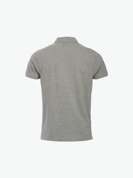 Clique Classic Lincoln S/S Polo - Grijsmelange Polo Clique