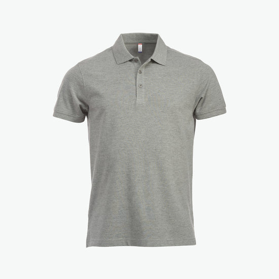Clique Classic Lincoln S/S Polo - Grijsmelange Polo Clique XS