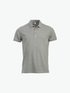 Clique Classic Lincoln S/S Polo - Grijsmelange Polo Clique XS