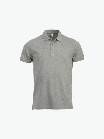 Clique Classic Lincoln S/S Polo - Grijsmelange Polo Clique XS