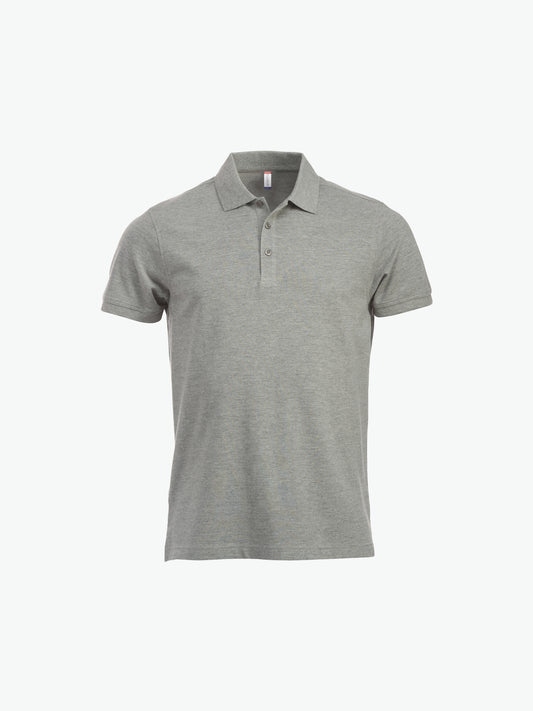 Clique Classic Lincoln S/S Polo - Grijsmelange Polo Clique XS