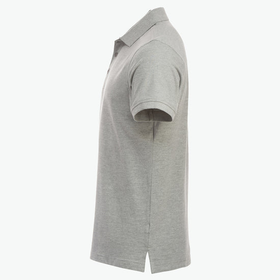 Clique Classic Lincoln S/S Polo - Grijsmelange Polo Clique