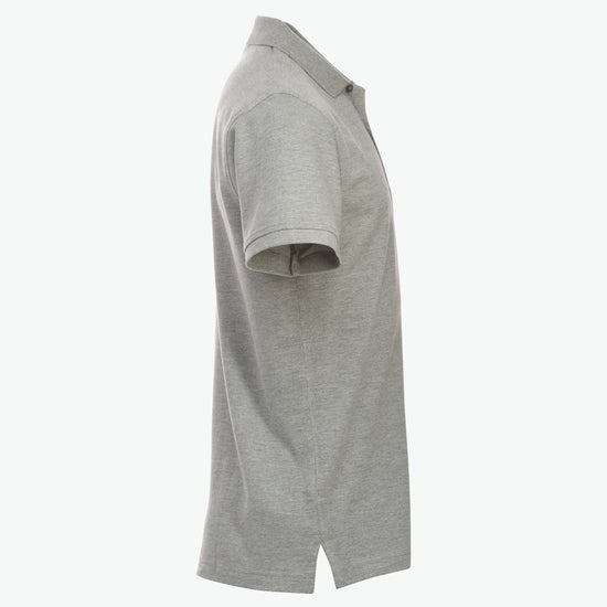 Clique Classic Lincoln S/S Polo - Grijsmelange Polo Clique