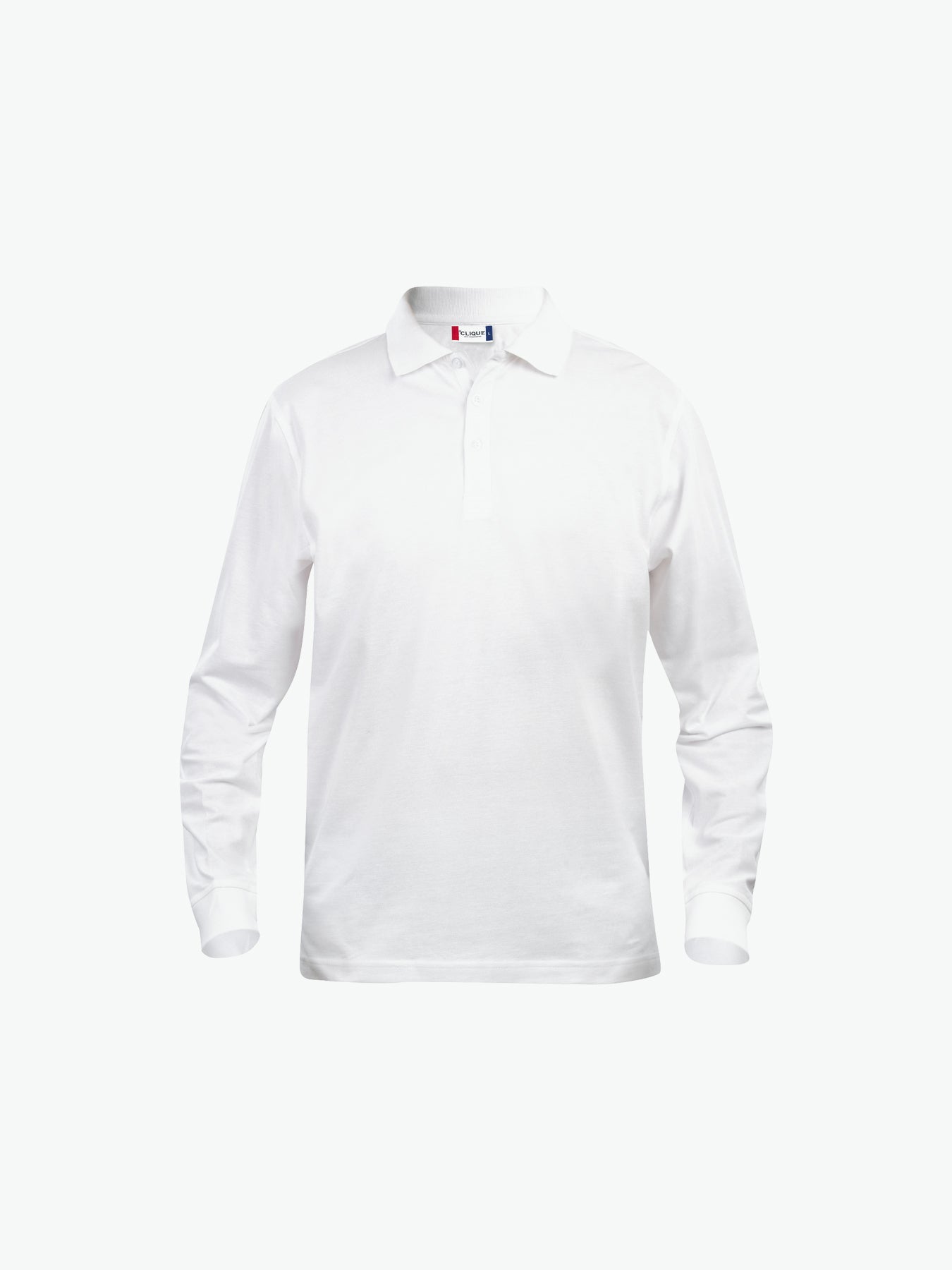 Clique Classic Lincoln L/S Polo - Wit Polo Clique XS