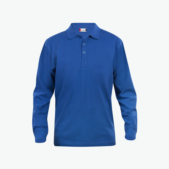 Clique Classic Lincoln L/S Polo - Kobalt Polo Clique XS