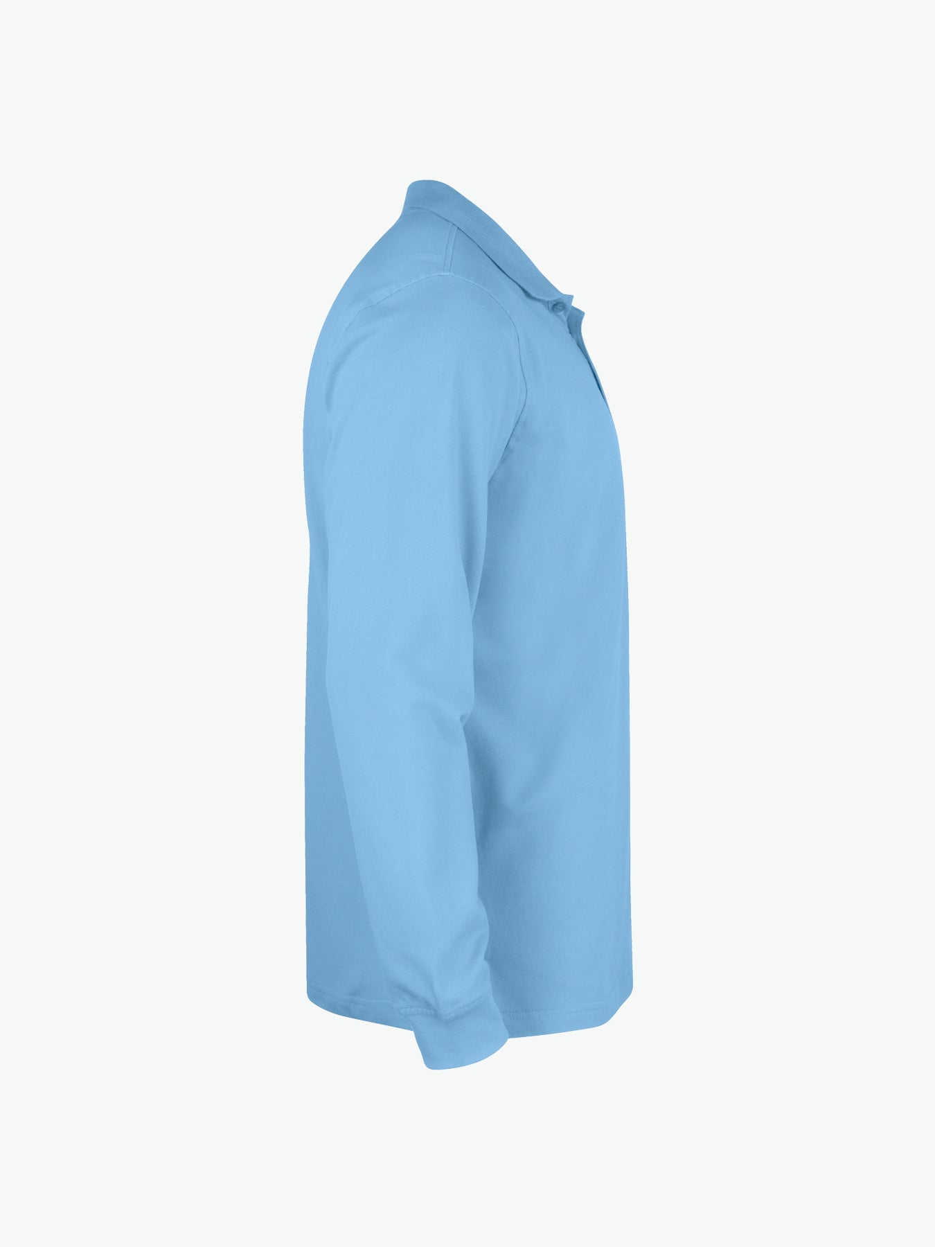 Clique Classic Lincoln L/S Polo - Lichtblauw Polo Clique