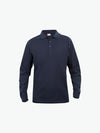Clique Classic Lincoln L/S Polo - Dark Navy Polo Clique XS