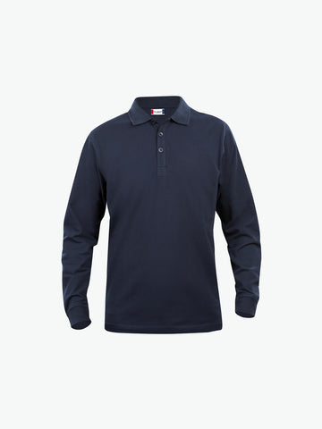 Clique Classic Lincoln L/S Polo - Dark Navy Polo Clique XS