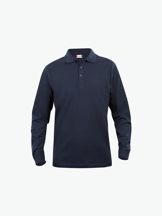 Clique Classic Lincoln L/S Polo - Dark Navy Polo Clique XS