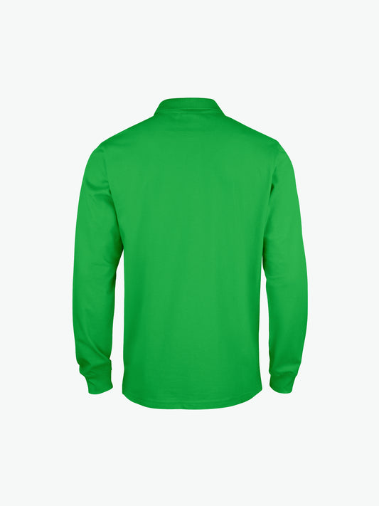 Clique Classic Lincoln L/S Polo - Appelgroen Polo Clique