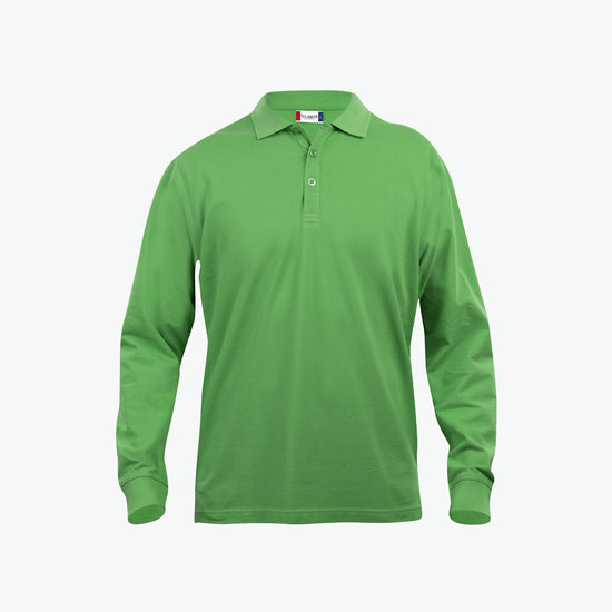 Clique Classic Lincoln L/S Polo - Appelgroen Polo Clique XS