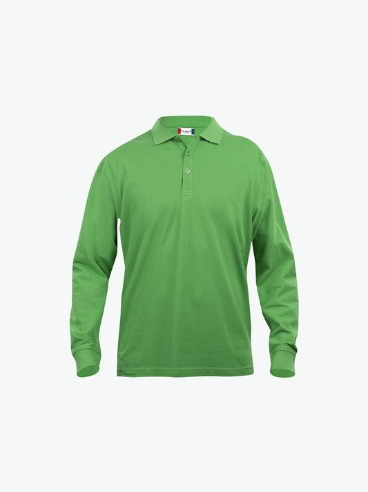 Clique Classic Lincoln L/S Polo - Appelgroen Polo Clique XS