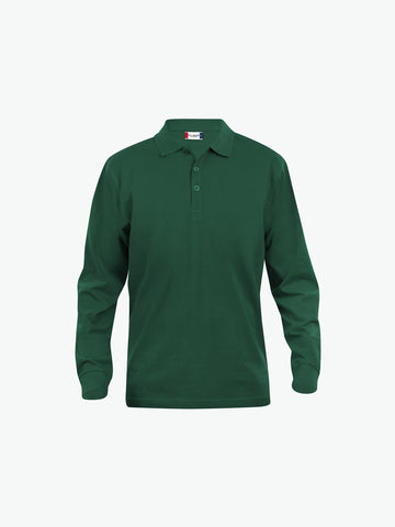 Clique Classic Lincoln L/S Polo - Flessengroen Polo Clique XS