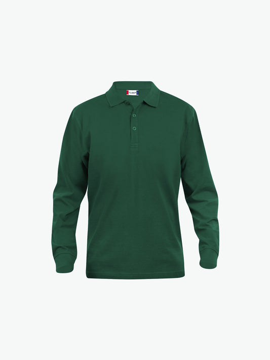 Clique Classic Lincoln L/S Polo - Flessengroen Polo Clique XS