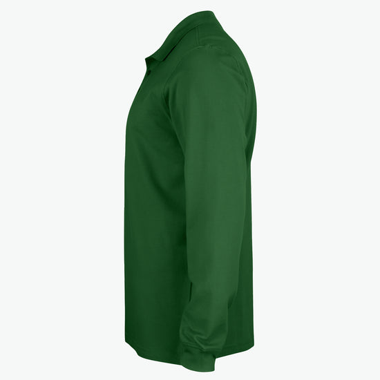 Clique Classic Lincoln L/S Polo - Flessengroen Polo Clique