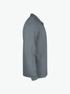 Clique Classic Lincoln L/S Polo - Antraciet Melange Polo Clique
