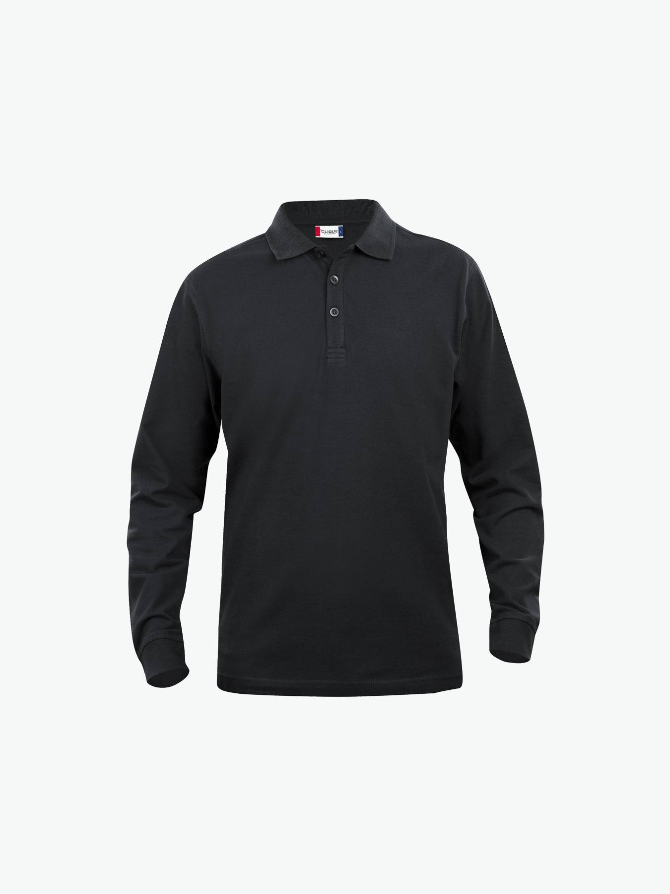 Clique Classic Lincoln L/S Polo - Zwart Polo Clique XS