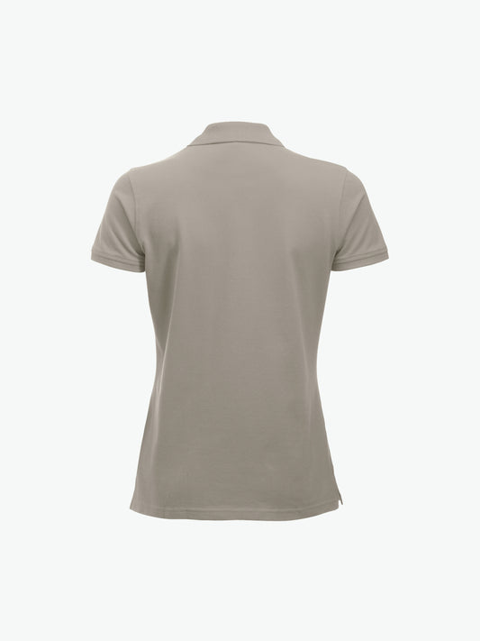 Clique Classic Marion S/S Polo - Zilvergrijs Polo Dames Clique