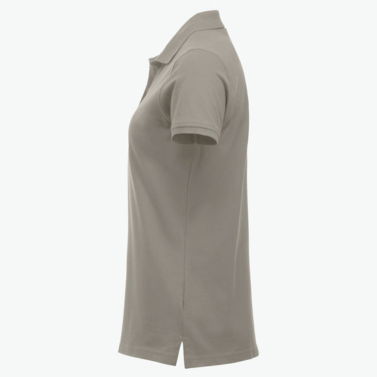 Clique Classic Marion S/S Polo - Zilvergrijs Polo Dames Clique