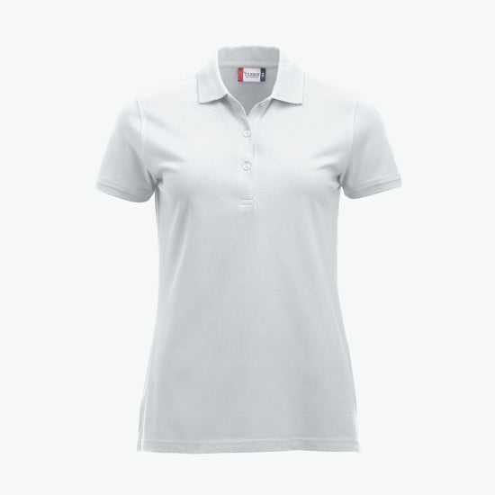 Clique Classic Marion S/S Polo - Wit Polo Dames Clique XS
