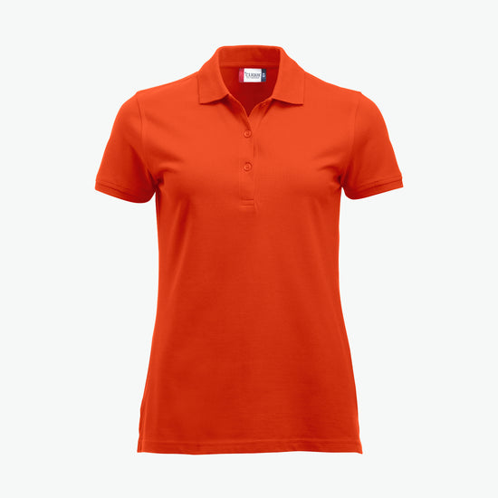 Clique Classic Marion S/S Polo - Dieporanje Polo Dames Clique XS