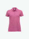 Clique Classic Marion S/S Polo - Helder Roze Polo Dames Clique XS