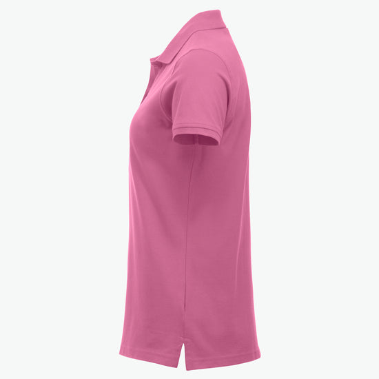 Clique Classic Marion S/S Polo - Helder Roze Polo Dames Clique