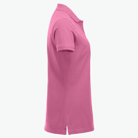Clique Classic Marion S/S Polo - Helder Roze Polo Dames Clique