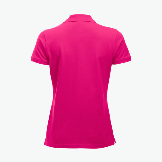 Clique Classic Marion S/S Polo - Helder Kersen Polo Dames Clique