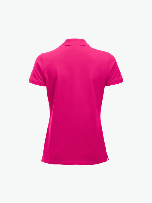 Clique Classic Marion S/S Polo - Helder Kersen Polo Dames Clique