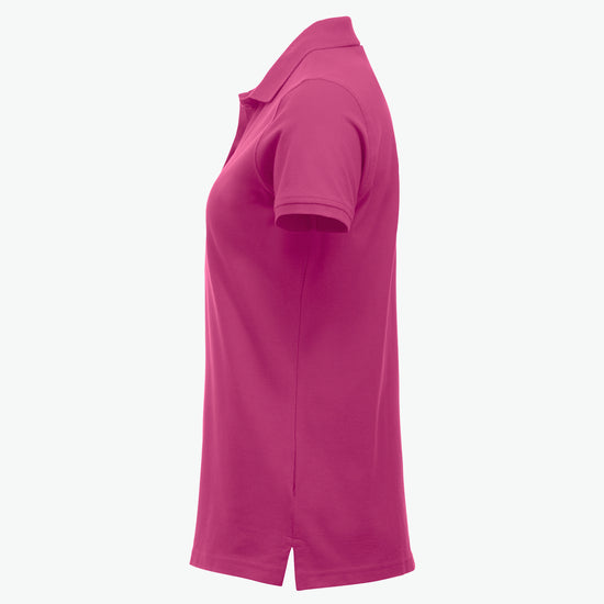 Clique Classic Marion S/S Polo - Helder Kersen Polo Dames Clique