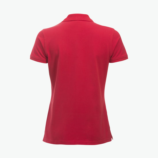 Clique Classic Marion S/S Polo - Rood Polo Dames Clique