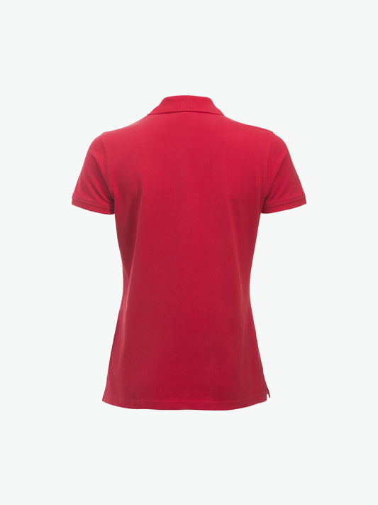 Clique Classic Marion S/S Polo - Rood Polo Dames Clique