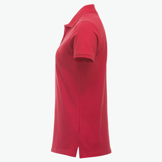Clique Classic Marion S/S Polo - Rood Polo Dames Clique